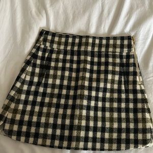 JCrew plaid skirt